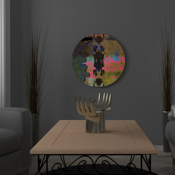 East Urban Home Carly Metal Wall Clock Wayfair